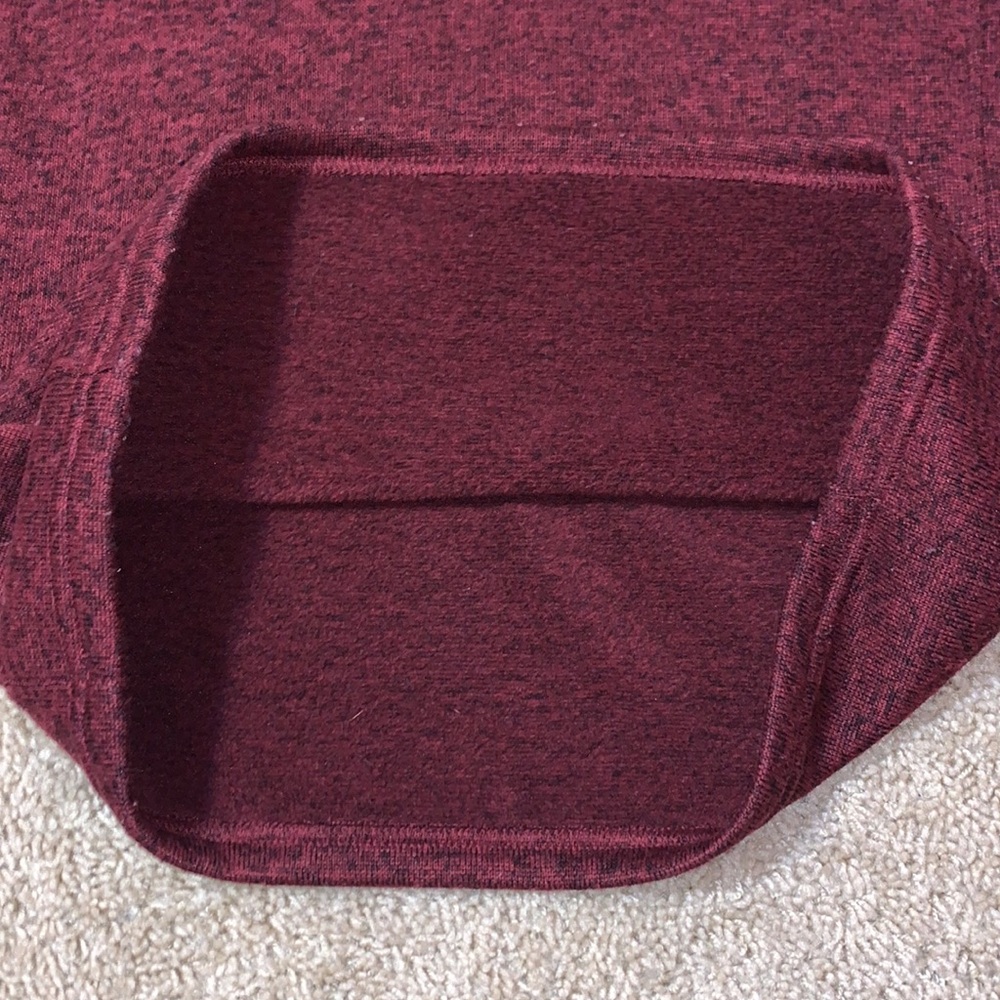 Men’s Urban Pipeline Maroon Fleece Half Zip Sweater Size Small - Picture 8 of 10
